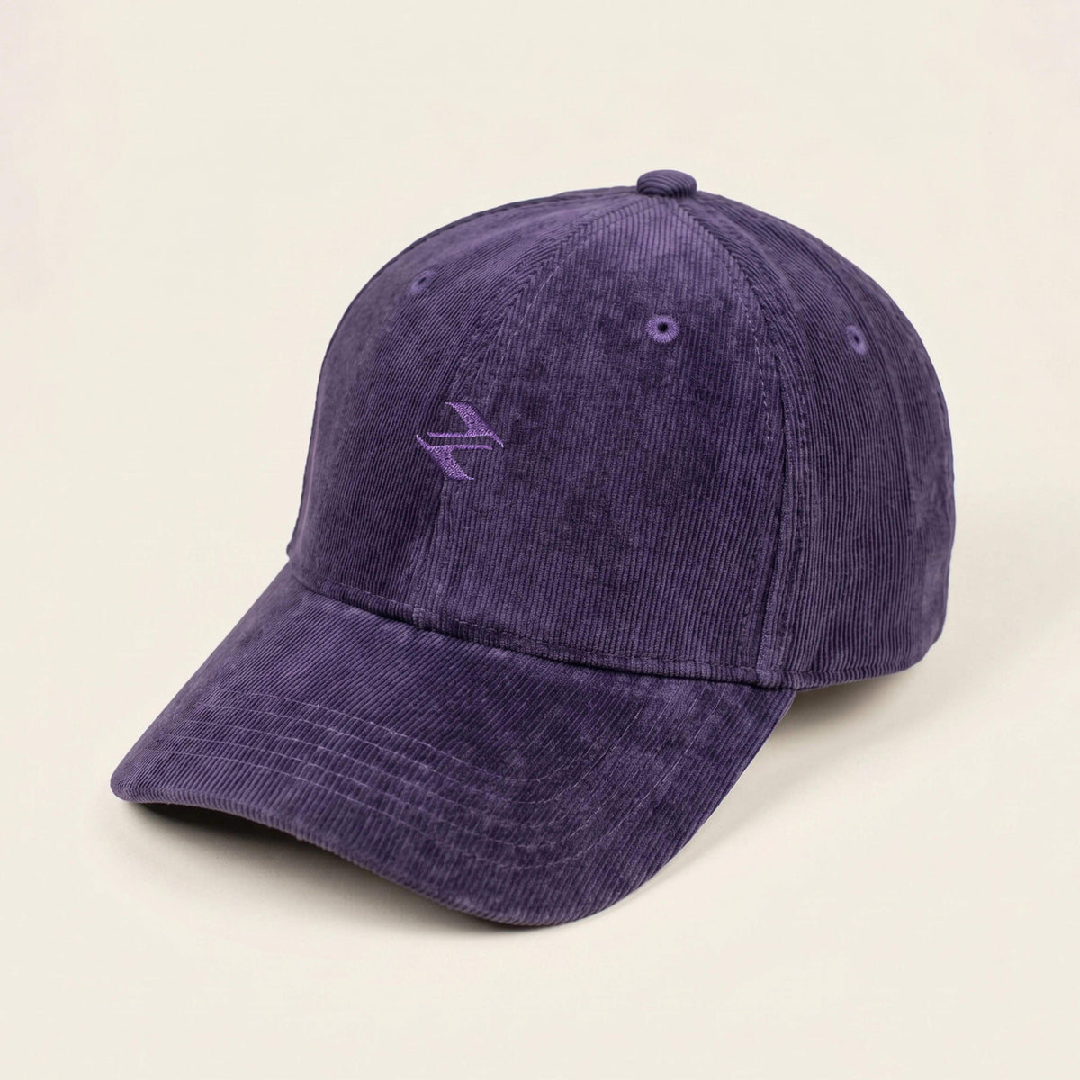 CORDUROY CAP DARK PURPLE NAVZA