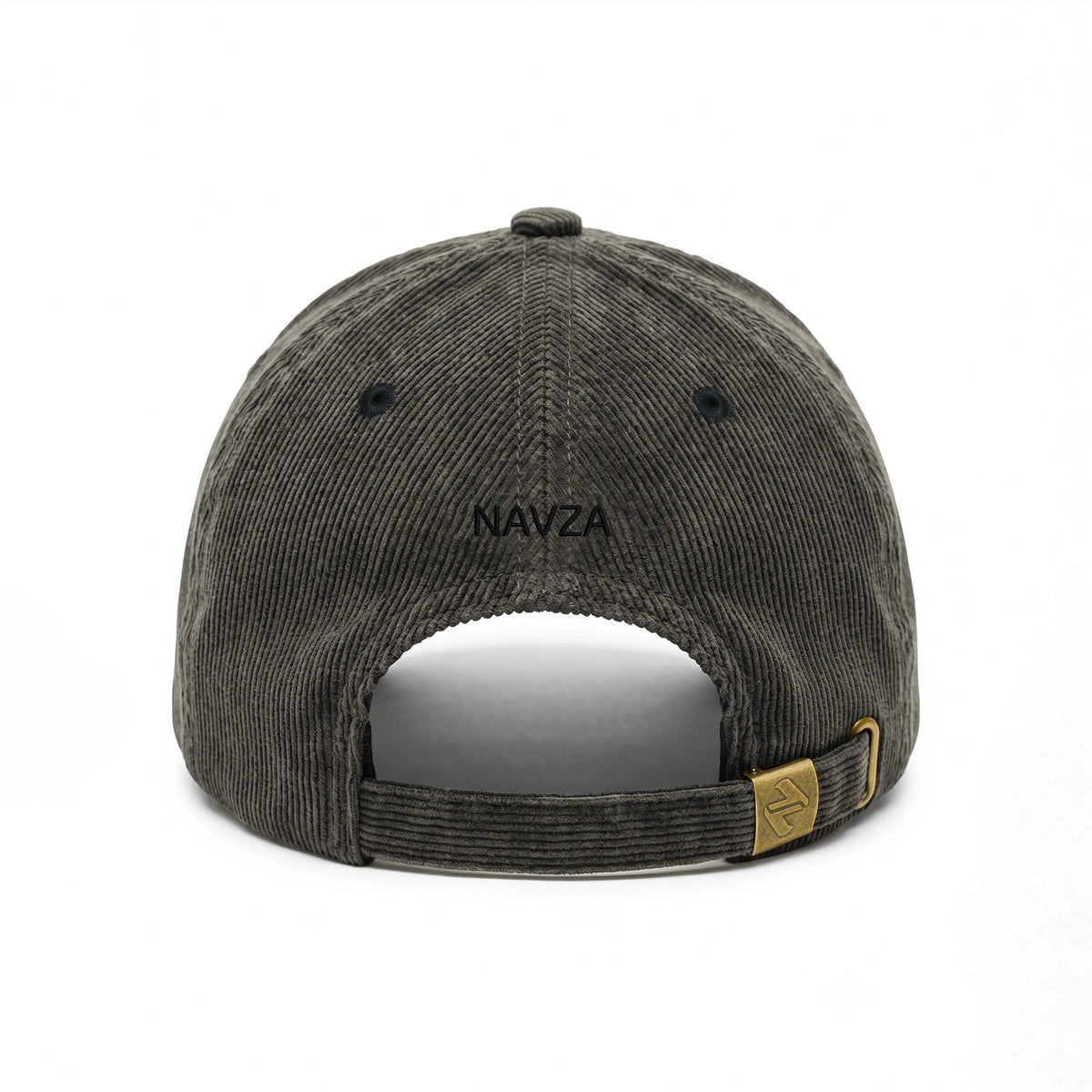 CORDUROY CAP DARK GREY NAVZA