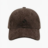 CORDUROY CAP DARK BROWN | NAVZA