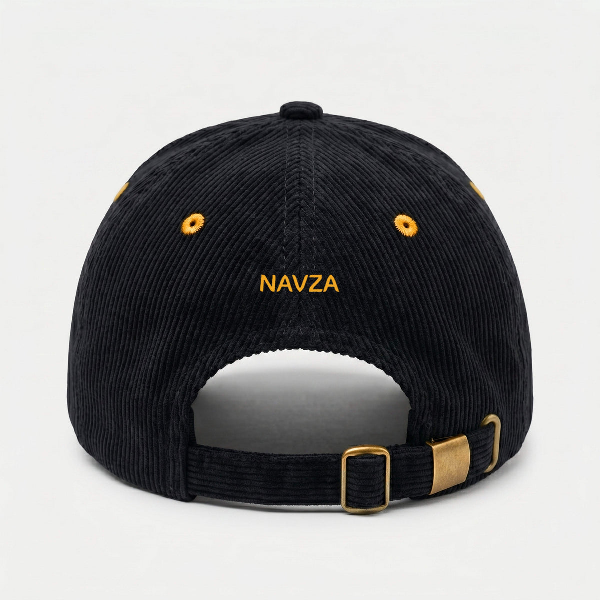 CORDUROY CAP BLACK NAVZA