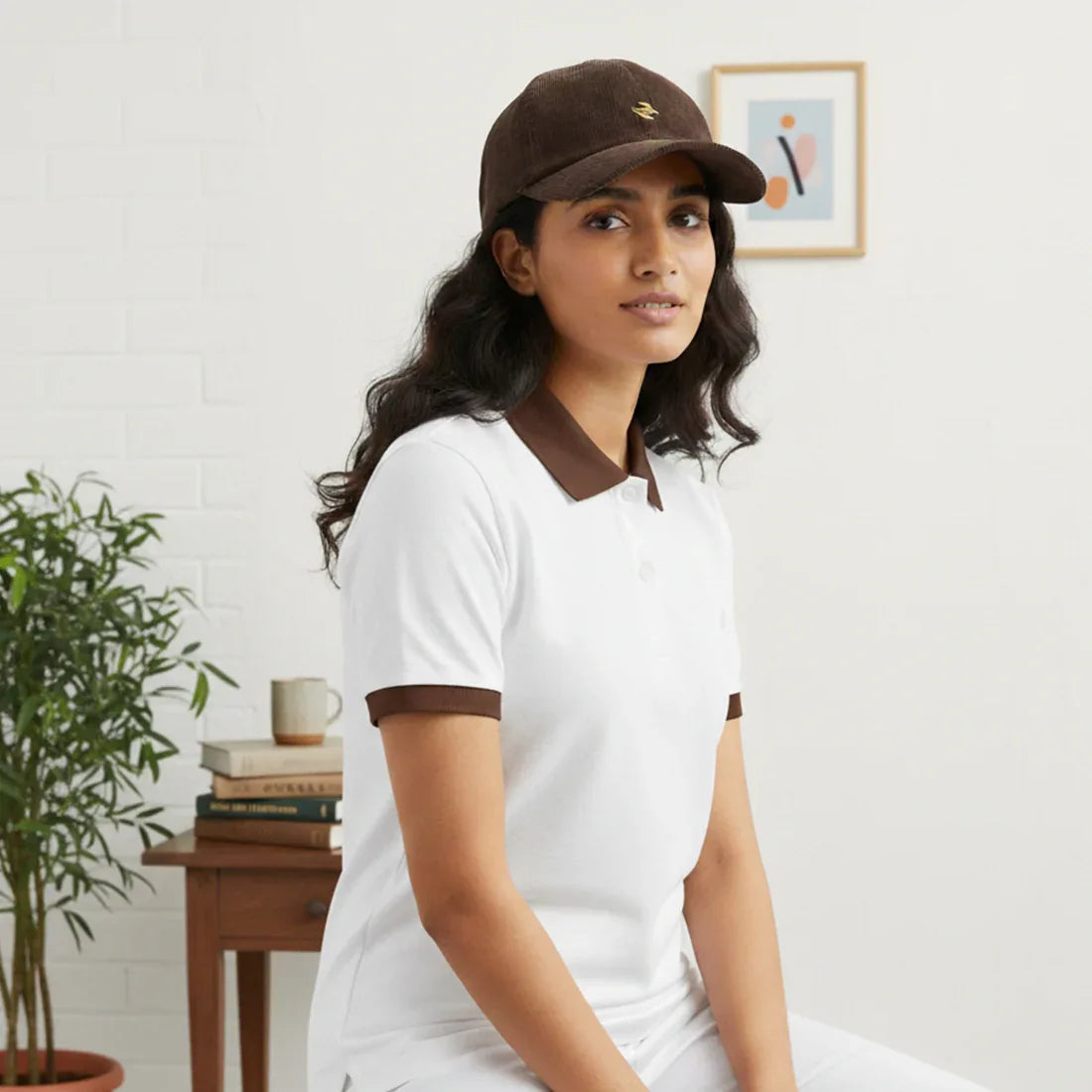 CORDUROY CAP | CHOCOLATE-BROWN - NAVZA