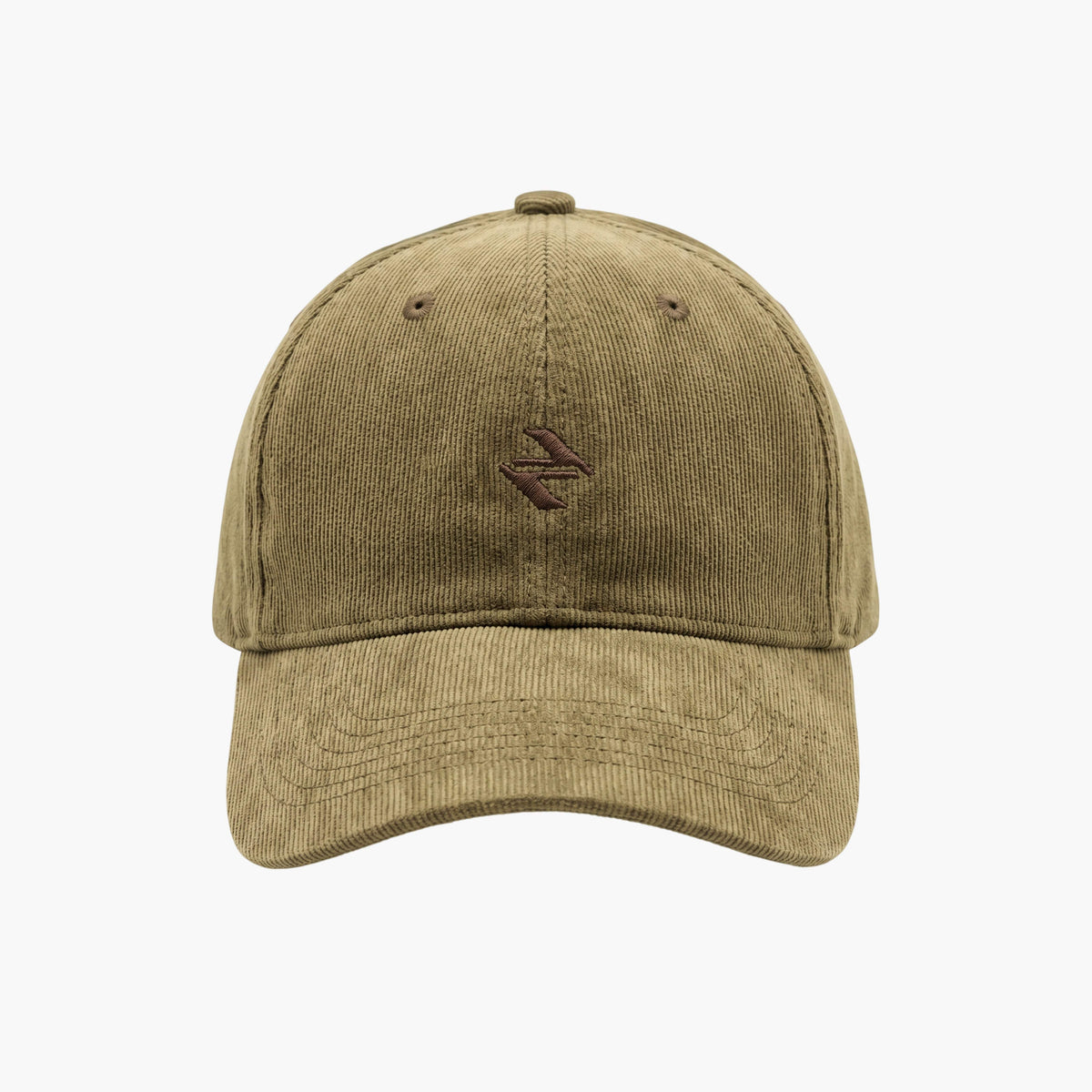 CORDUROY CAP DARK OLIVE BROWN NAVZA