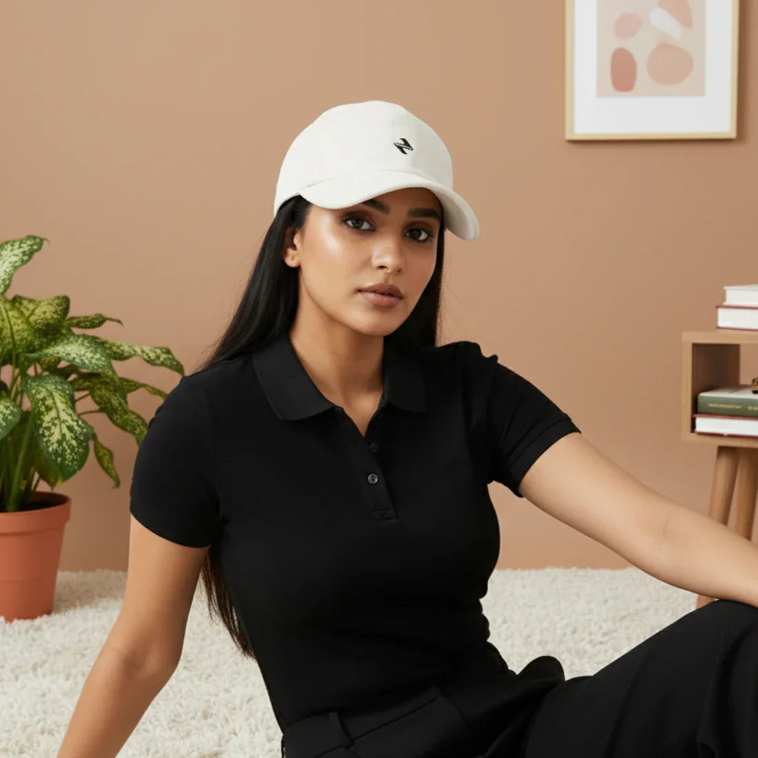 CORDUROY CAP | OFF-WHITE - NAVZA