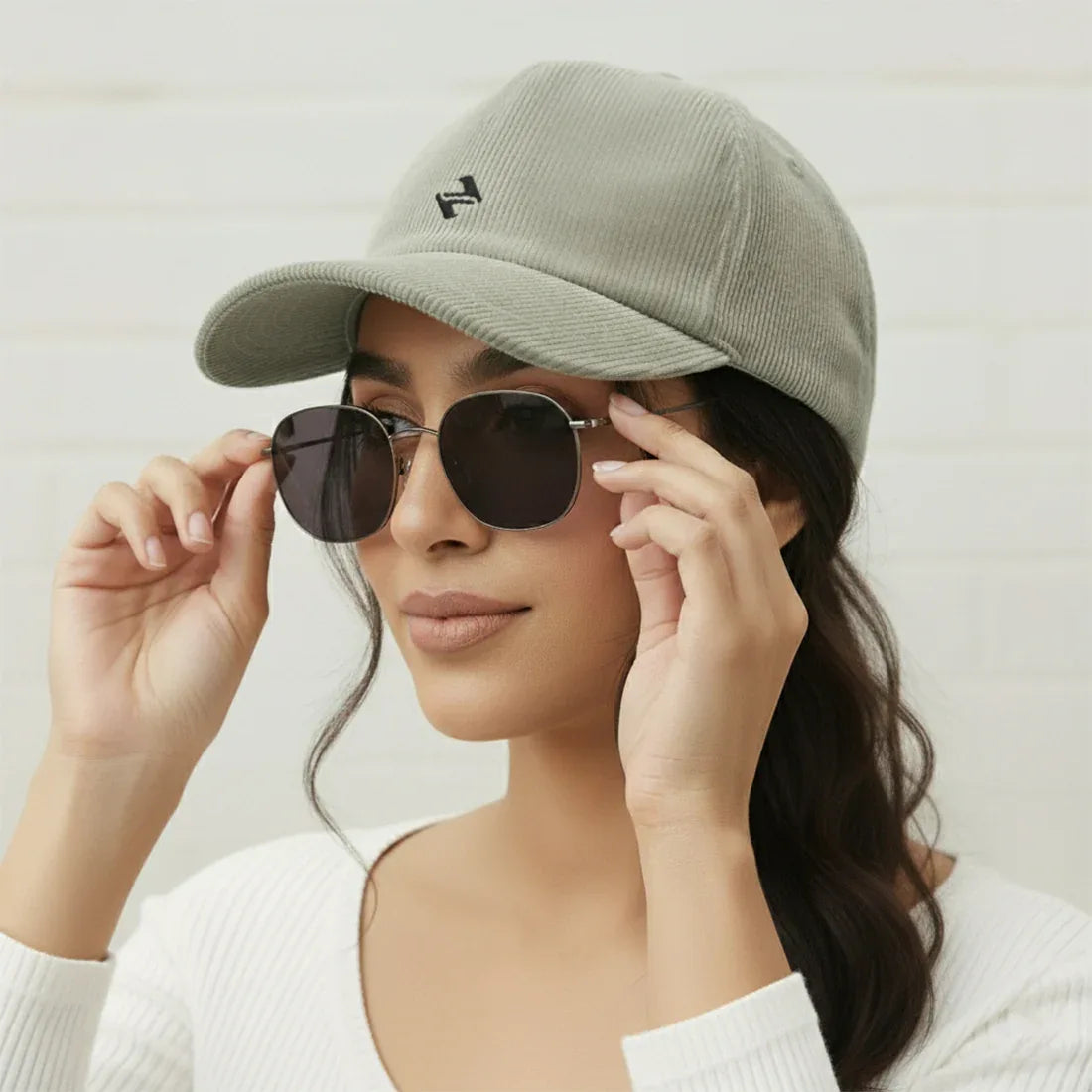 CORDUROY CAP | SAGE-GREEN - NAVZA