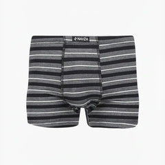 GREY BLACK STRIPES BOXER | NAVZA