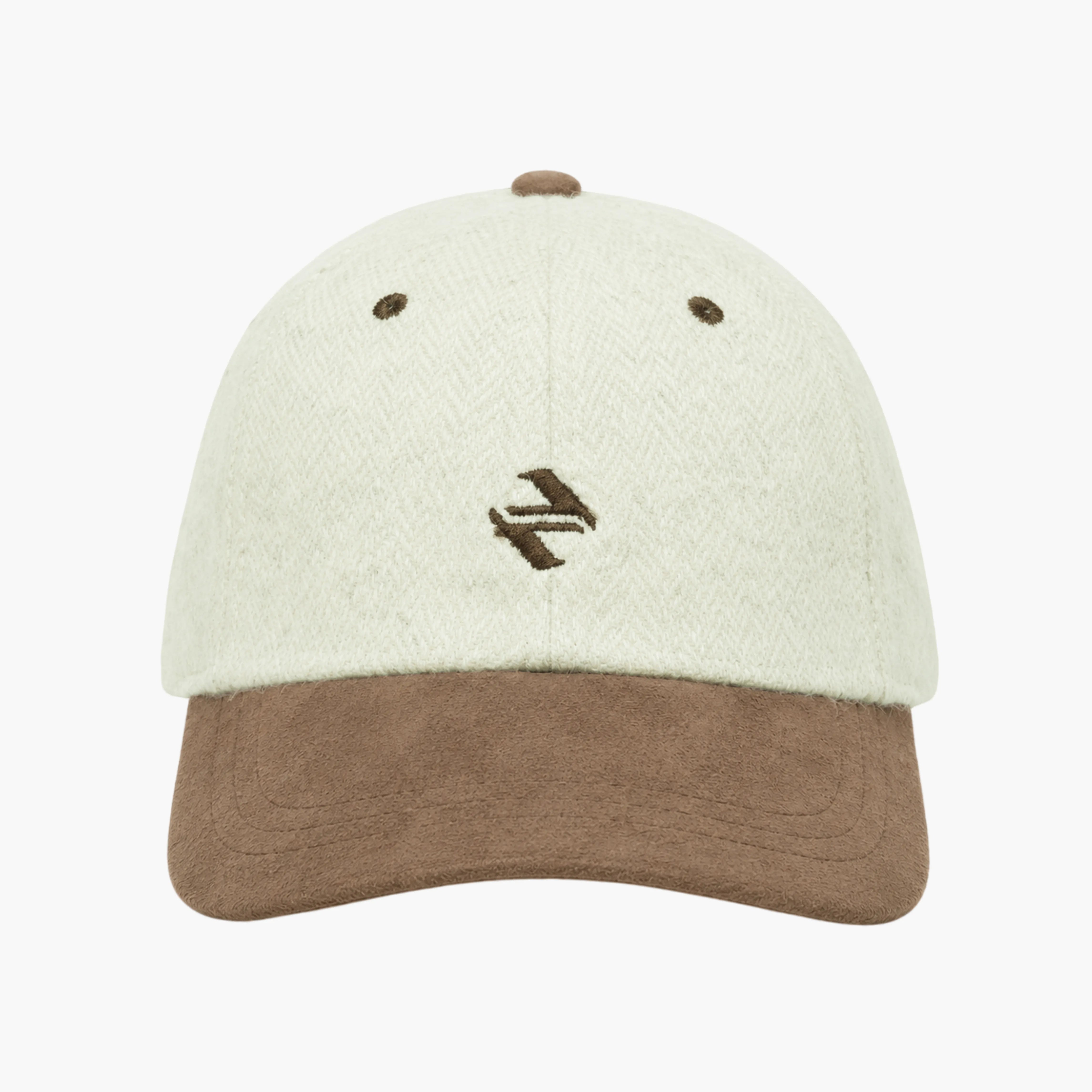 HAIRY HERRING BONE CAP | WHITE