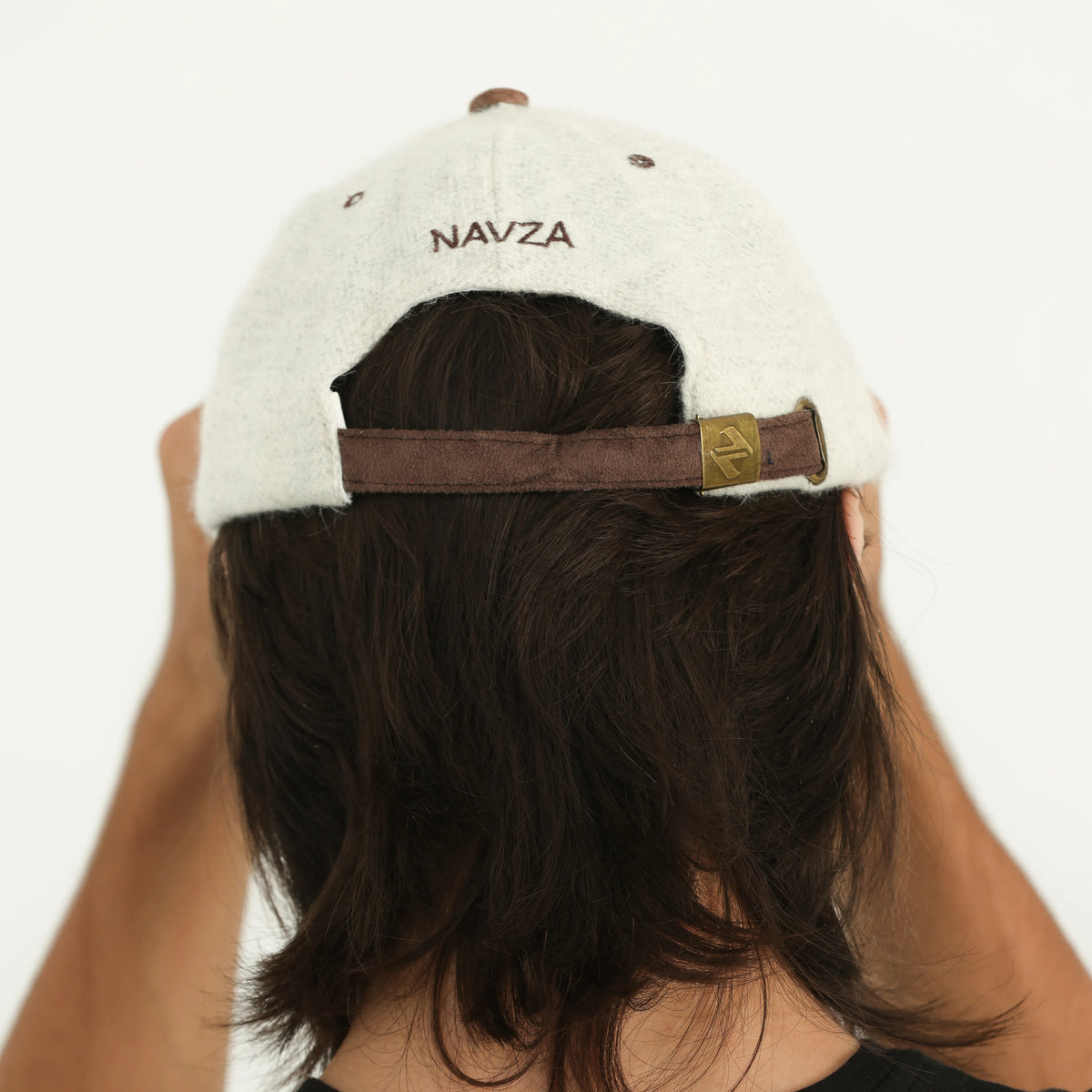 HAIRY HERRING BONE CAP | WHITE