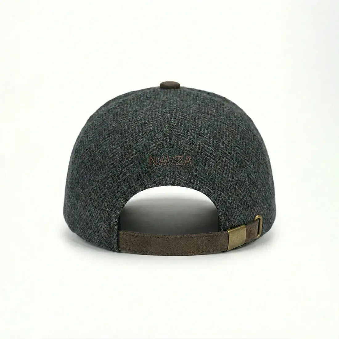 Herring bone cap charcoal | NAVZA