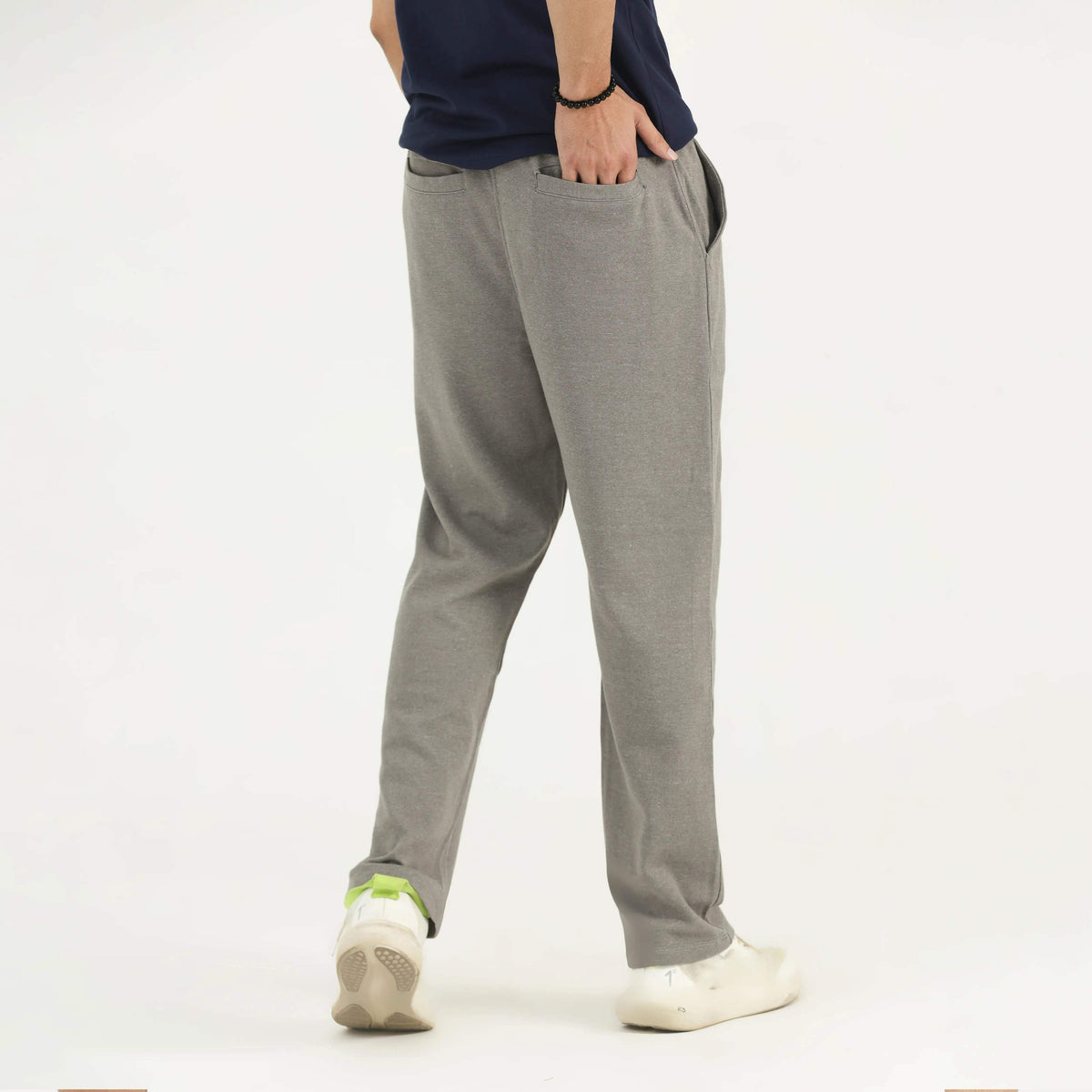 INTERLOCK COTTON TROUSER GREY NAVZA