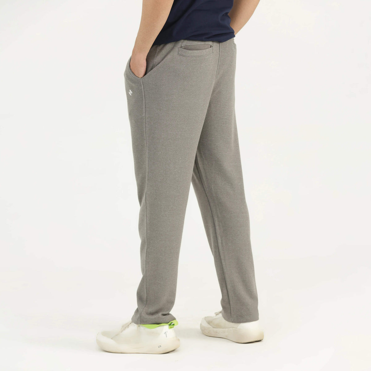 INTERLOCK COTTON TROUSER GREY NAVZA