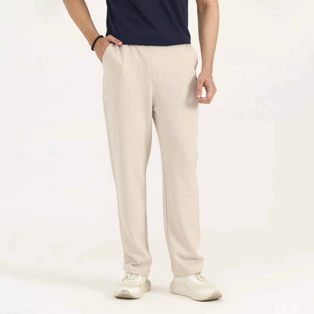 COTTON TROUSER IVORY NAVZA