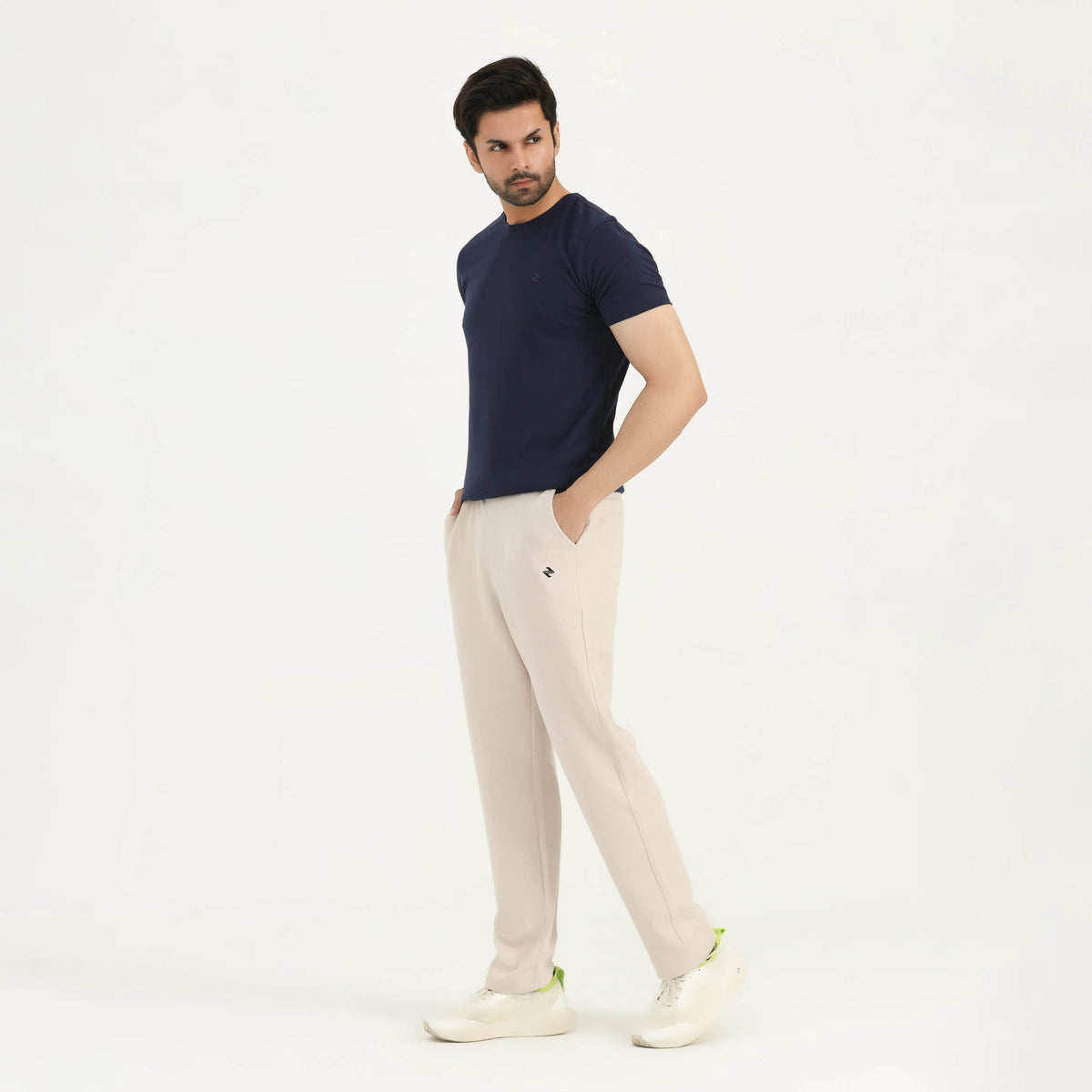 COTTON TROUSER IVORY NAVZA