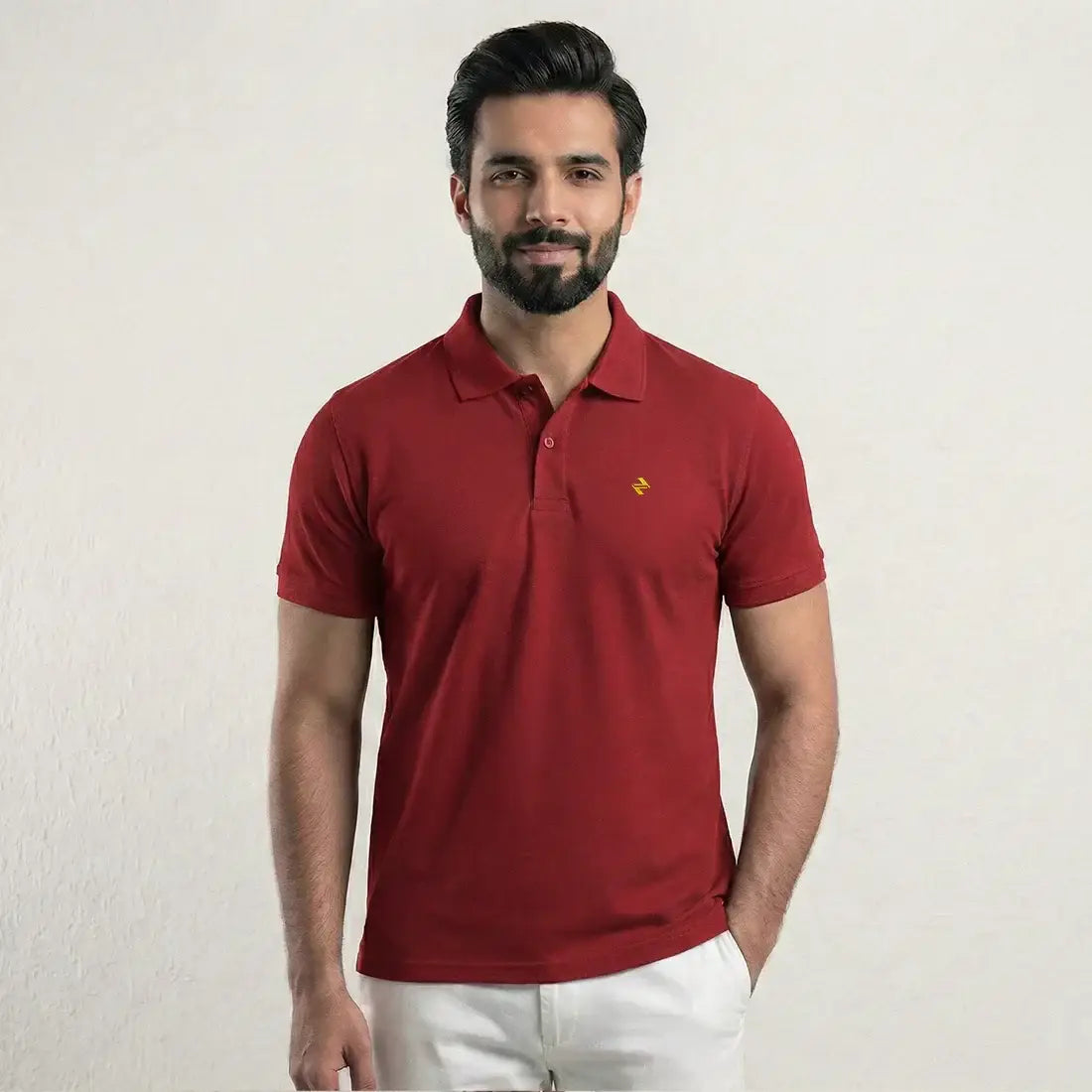 JQ POLO - BURGUNDY