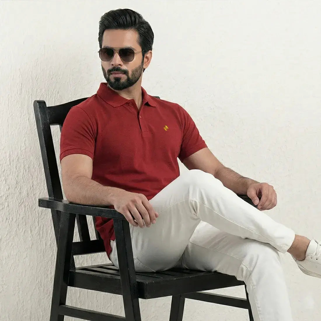 JQ POLO - BURGUNDY