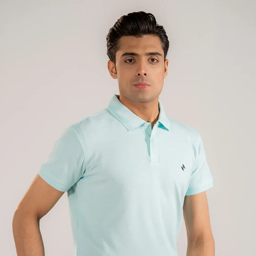 JQ CL POLO - AQUA BLUE - NAVZA