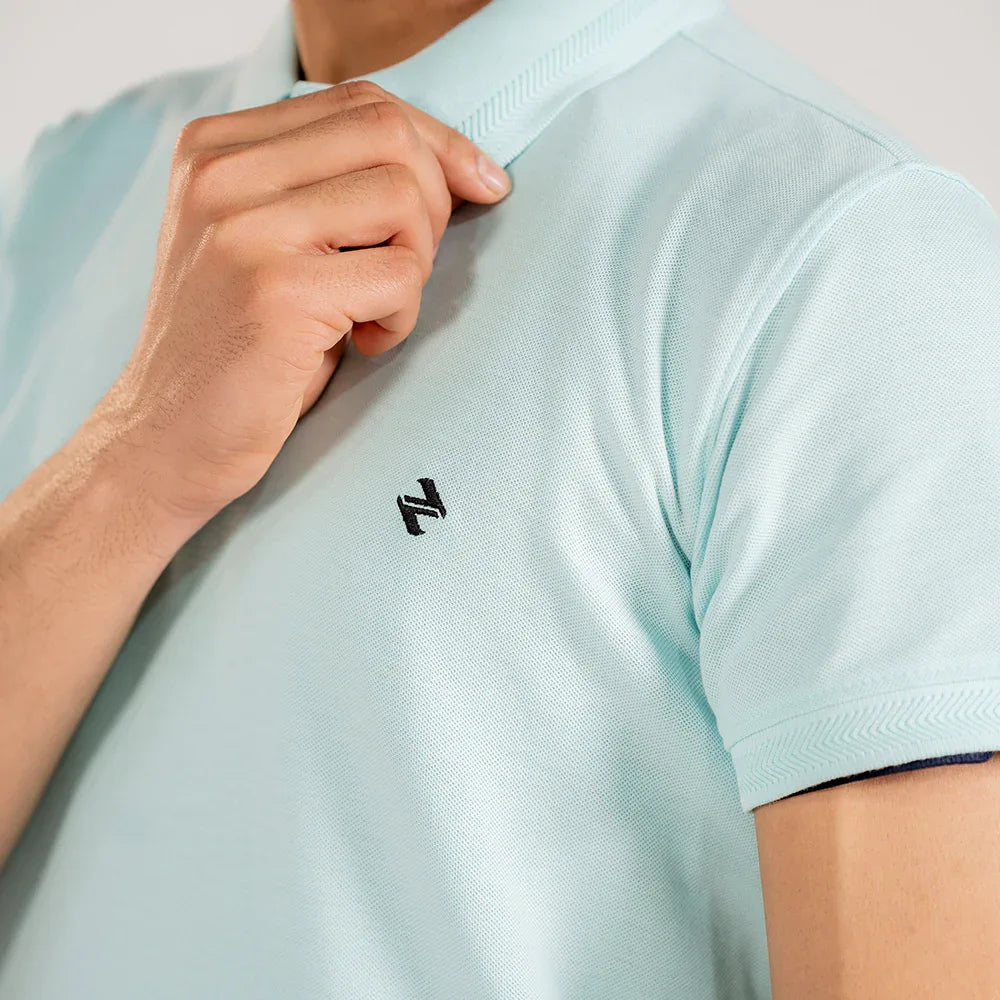 JQ CL POLO - AQUA BLUE - NAVZA
