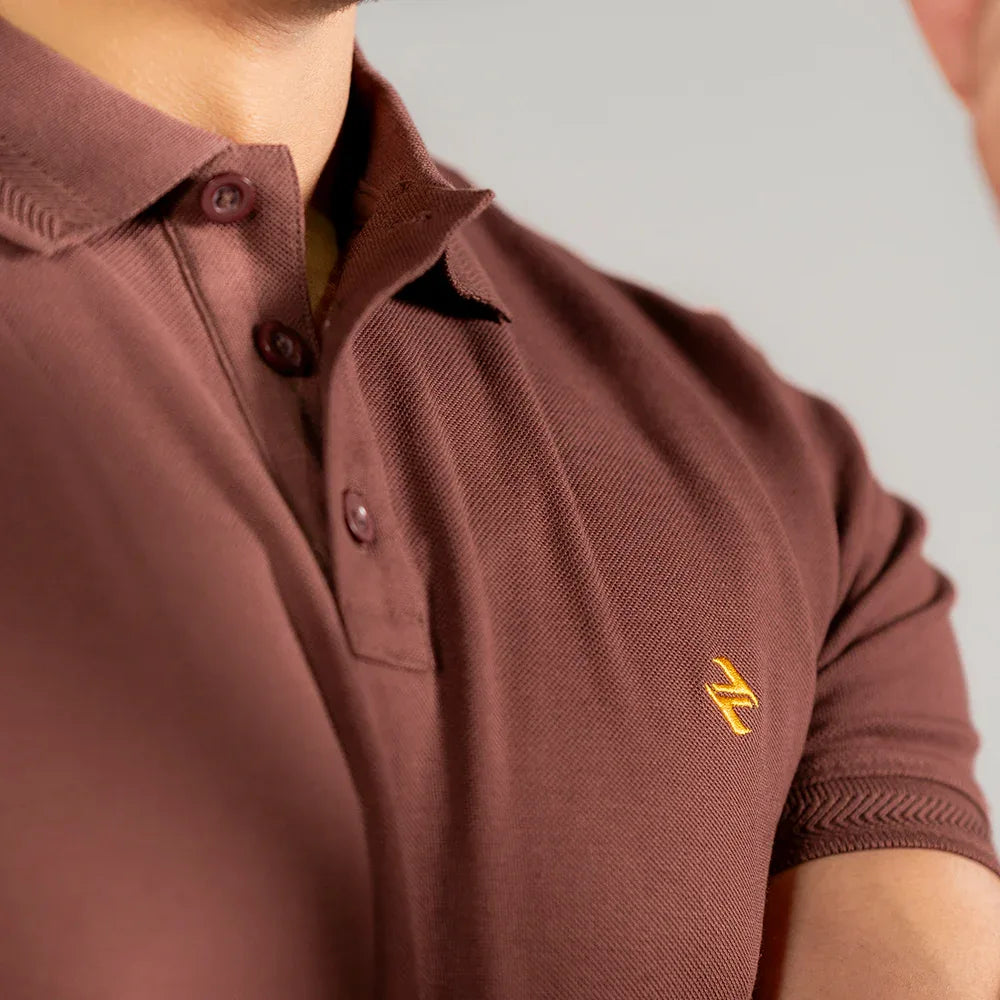 JQ CL POLO - BROWN - NAVZA