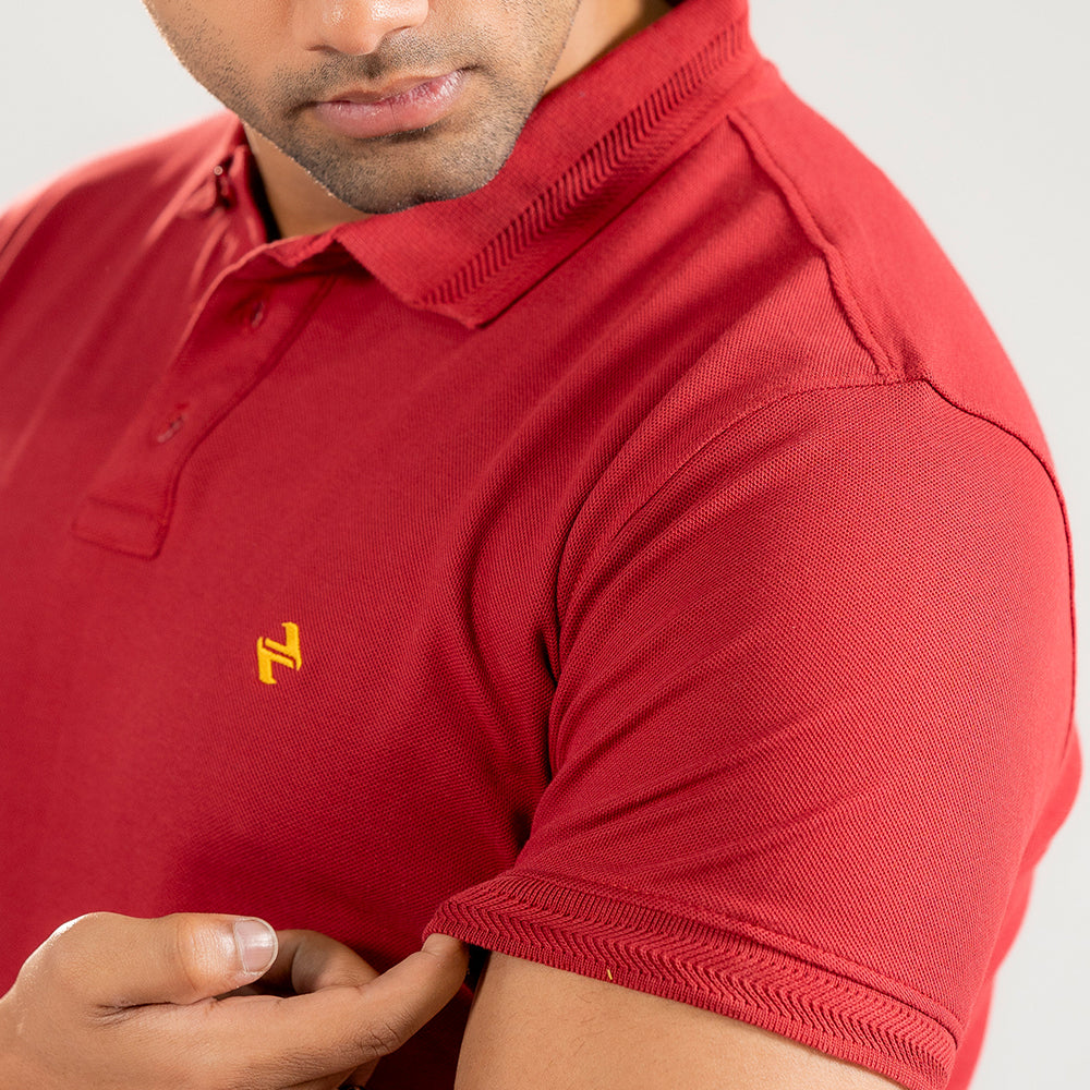 JQ CL POLO - MAROON