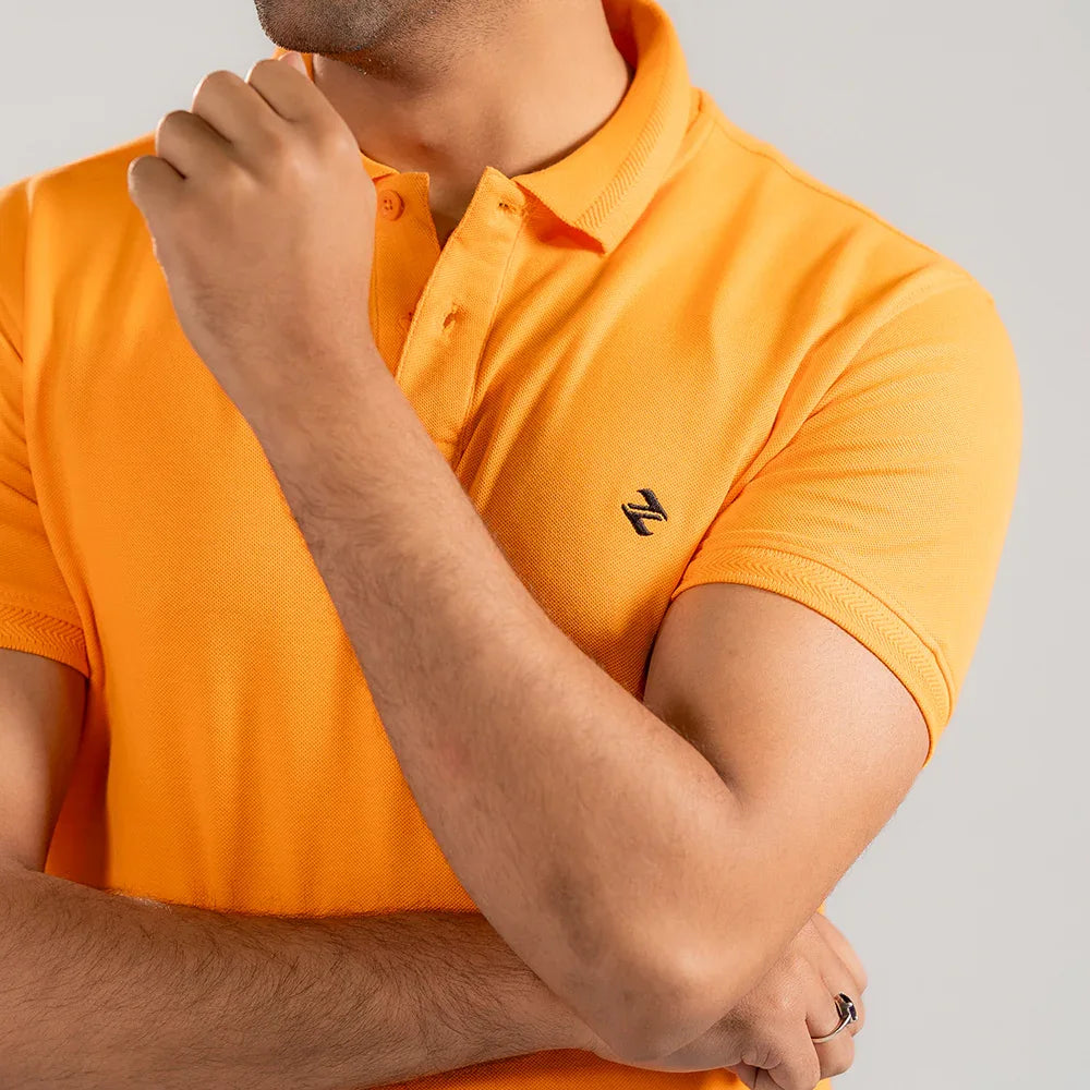 JQ CL POLO - ORANGE - NAVZA