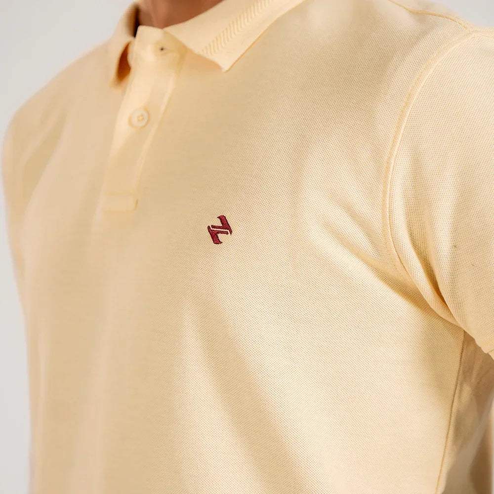 JQ CL POLO - SOFT YELLOW - NAVZA