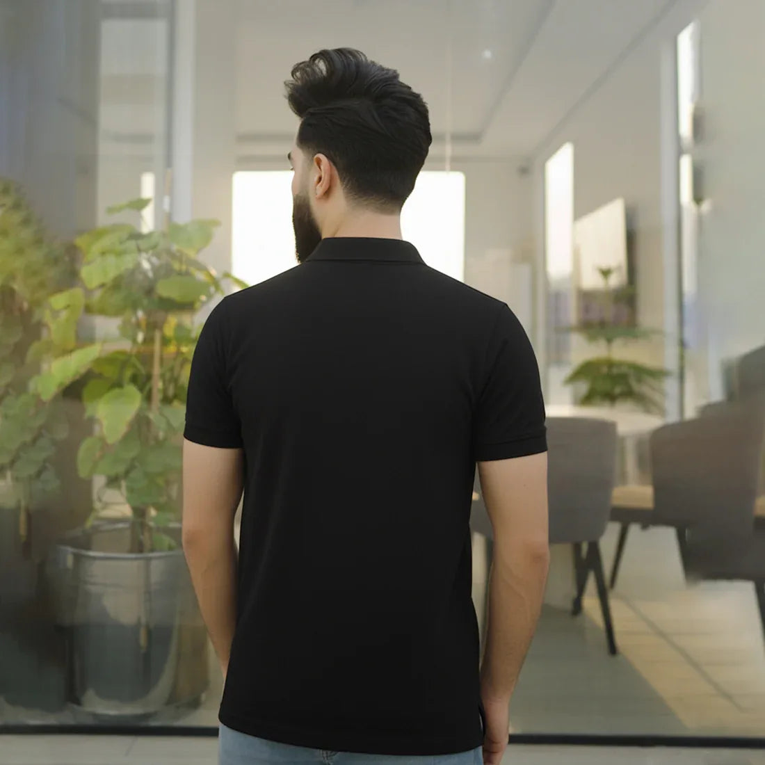 JQ CL POLO - BLACK - NAVZA