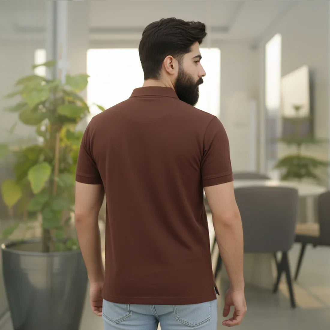 JQ CL POLO - BROWN - NAVZA