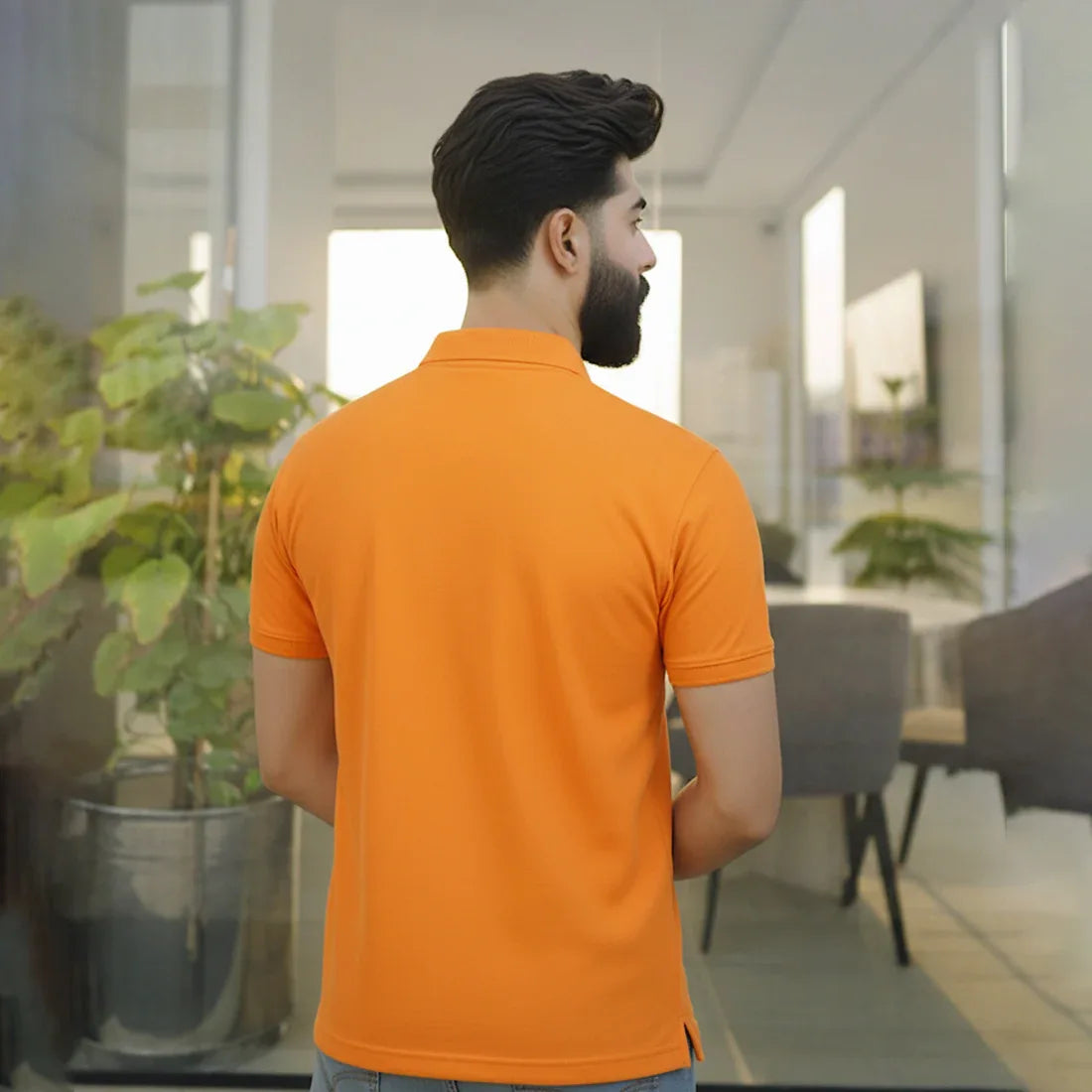 JQ CL POLO - ORANGE - NAVZA