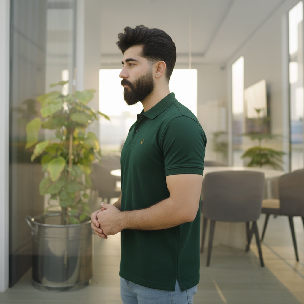 JQ CL POLO - RICH GREEN