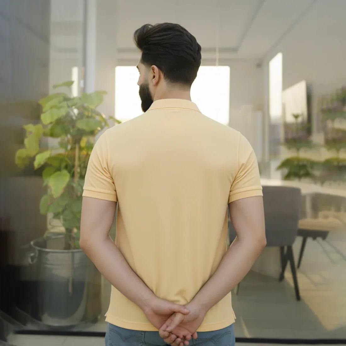 JQ CL POLO - SOFT YELLOW - NAVZA