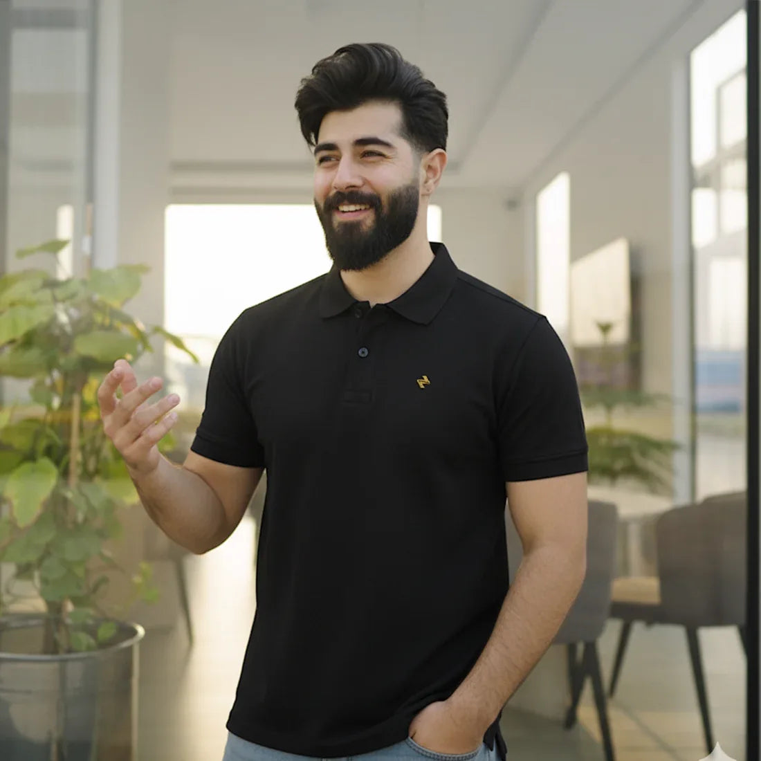 JQ POLO – BLACK - NAVZA