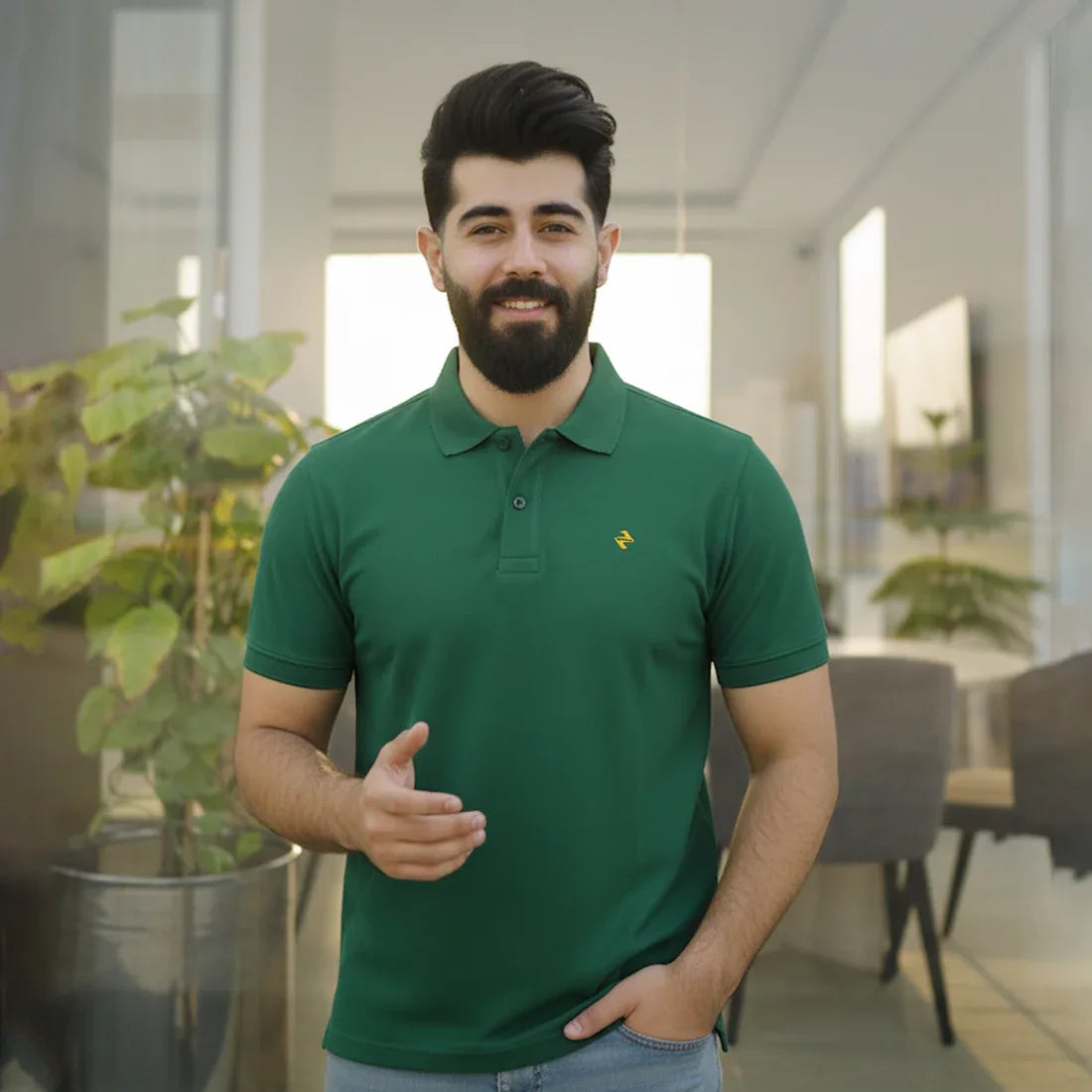 JQ POLO – GREEN - NAVZA