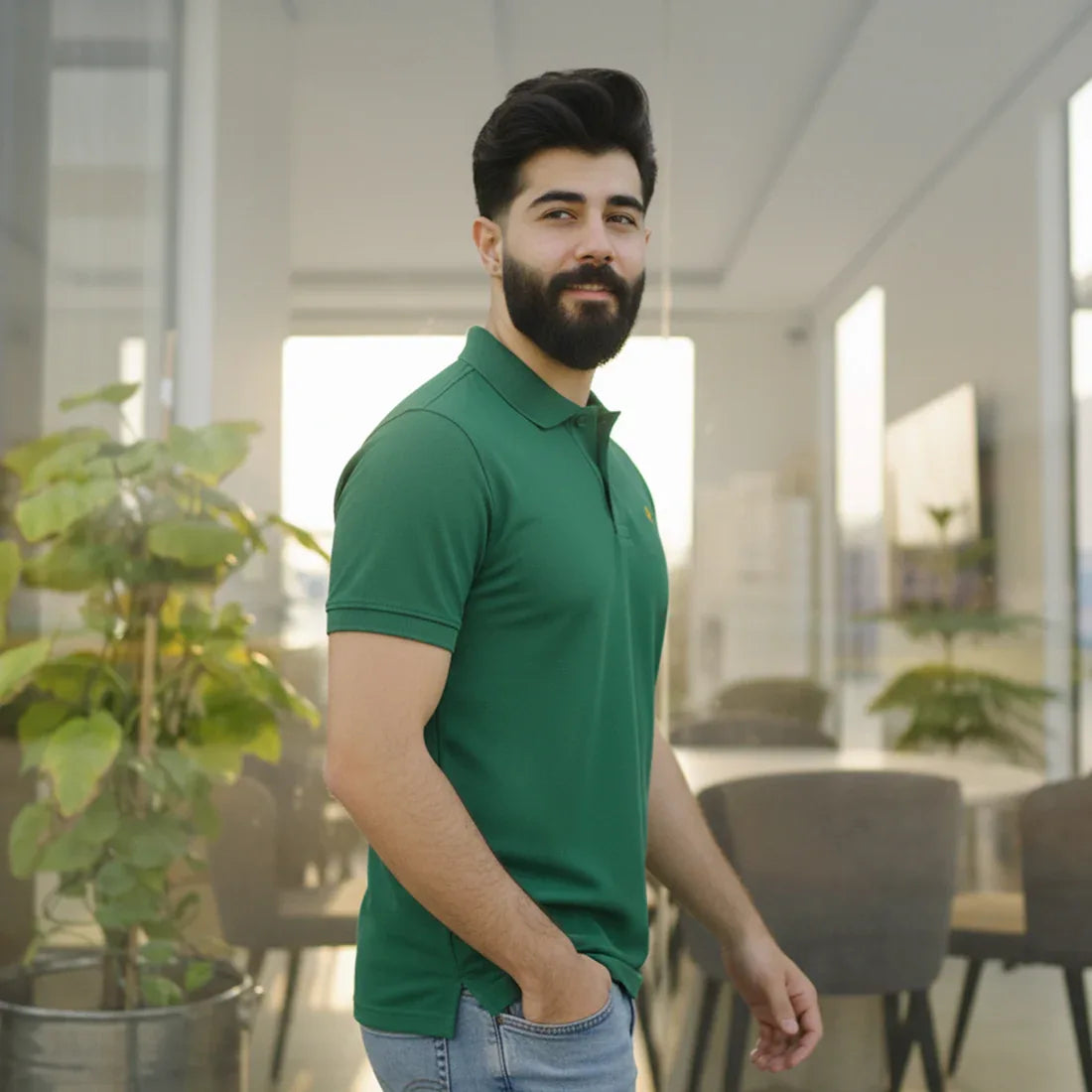 JQ POLO – GREEN - NAVZA