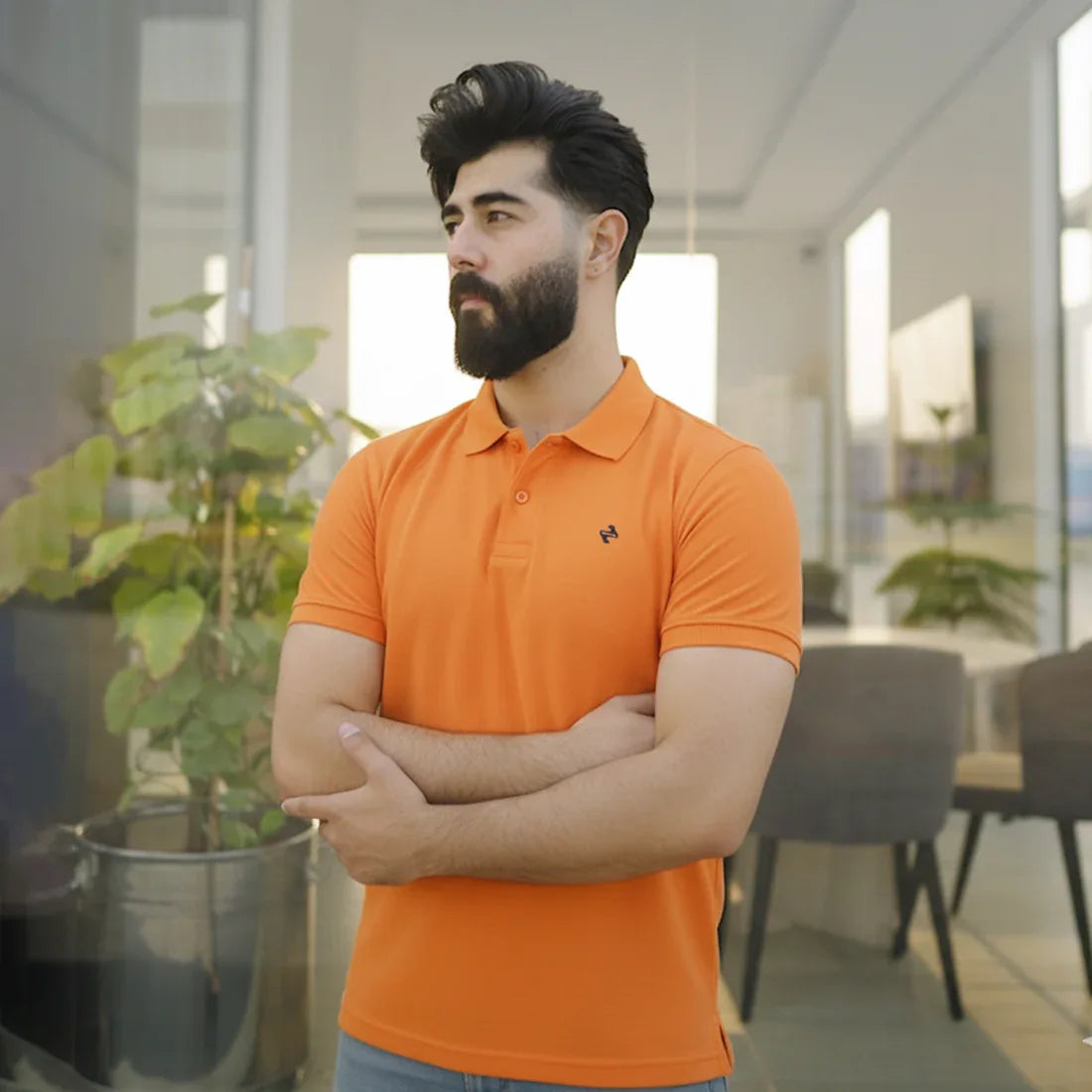 JQ POLO – ORANGE - NAVZA