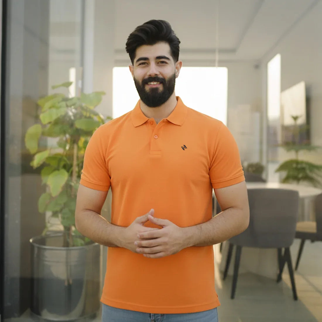 JQ POLO – ORANGE - NAVZA