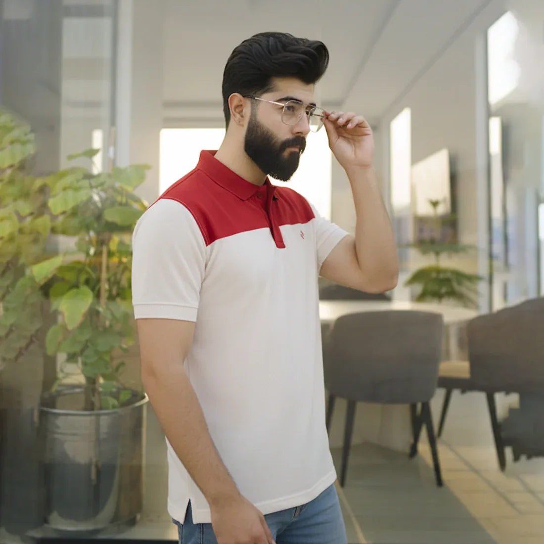 JQ SC POLO - WHITE - NAVZA