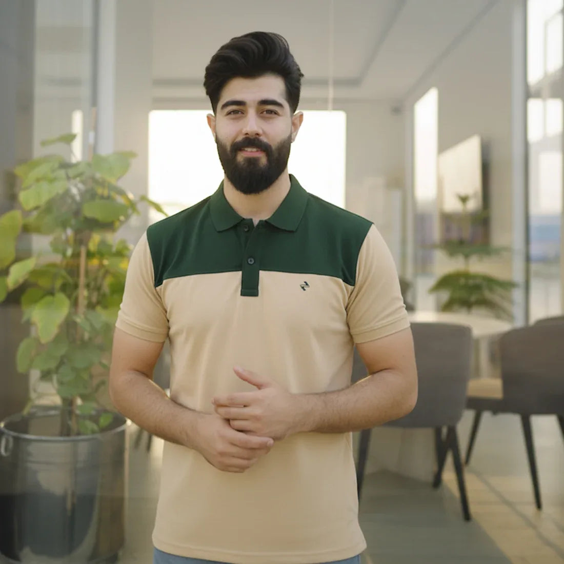 JQ SC POLO - YELLOREEN - NAVZA