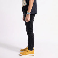 KIDS RELAXED SLIM FIT DENIM – CHARCOAL BLACK