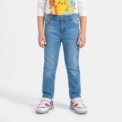 KIDS RELAXED SLIM FIT DENIM – LIGHT BLUE