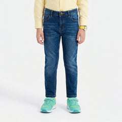 KIDS RELAXED SLIM FIT DENIM – MEDIUM BLUE