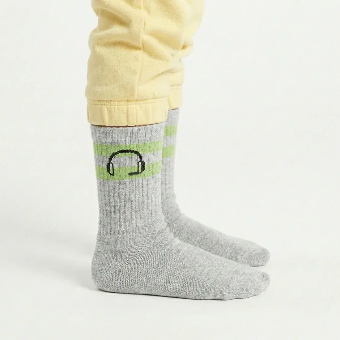 KIDS CREW SOCKS GREY | NAVZA