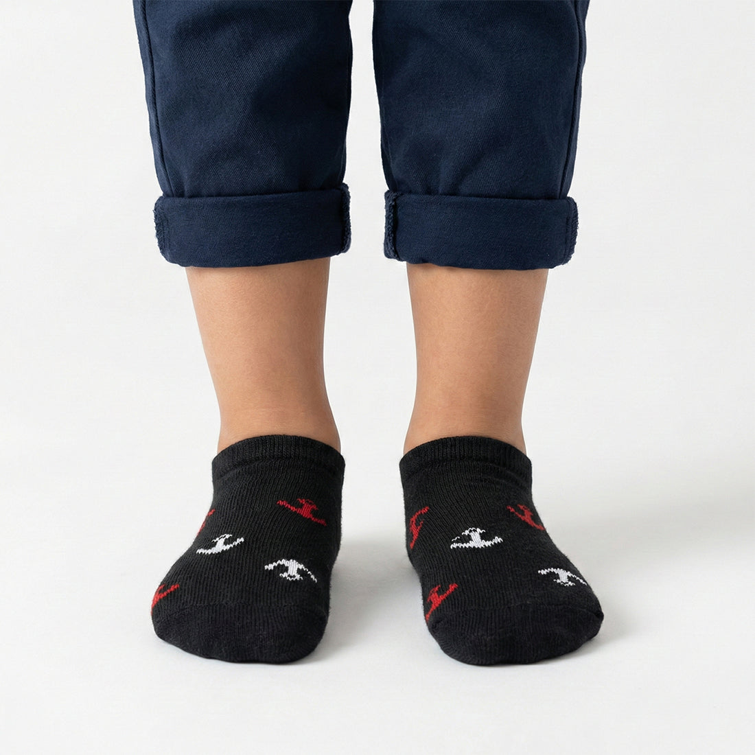 KIDS NO SHOW SOCKS BLACK | NAVZA
