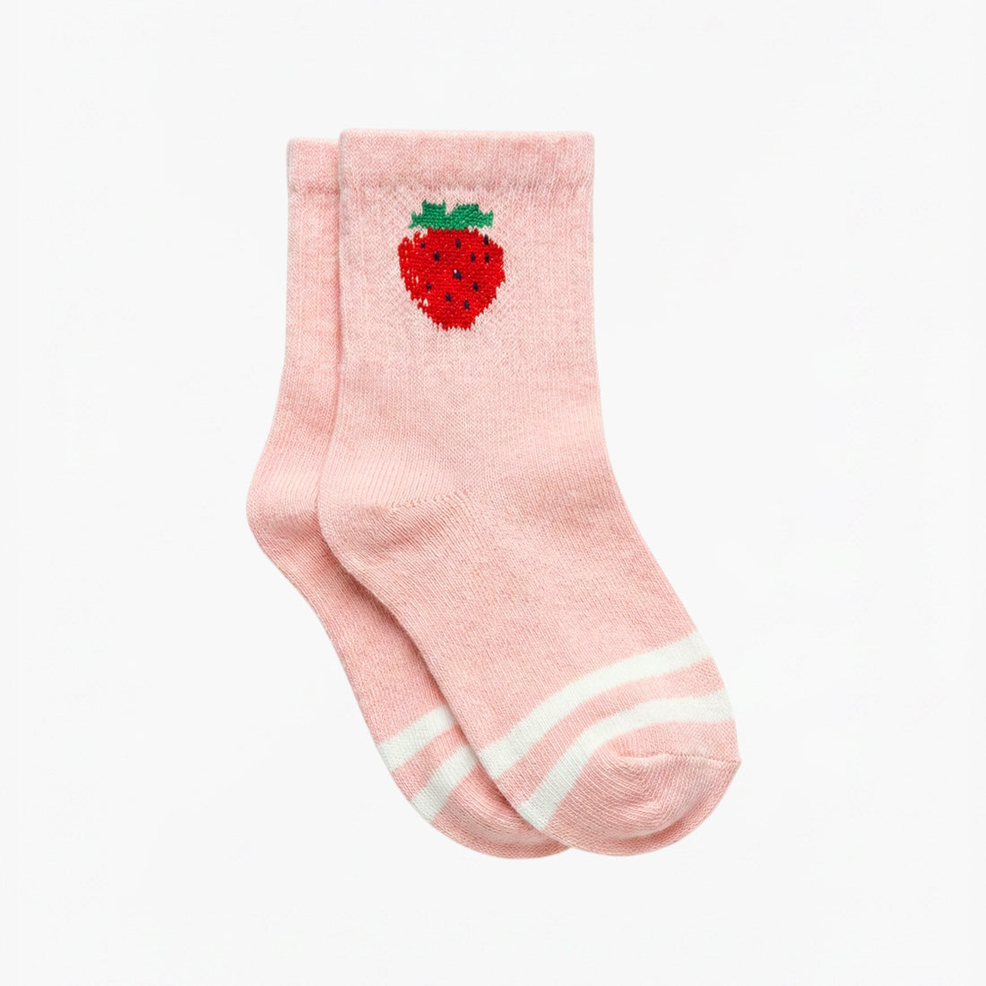 KIDS SHORT CREW SOCKS PINK | NAVZA