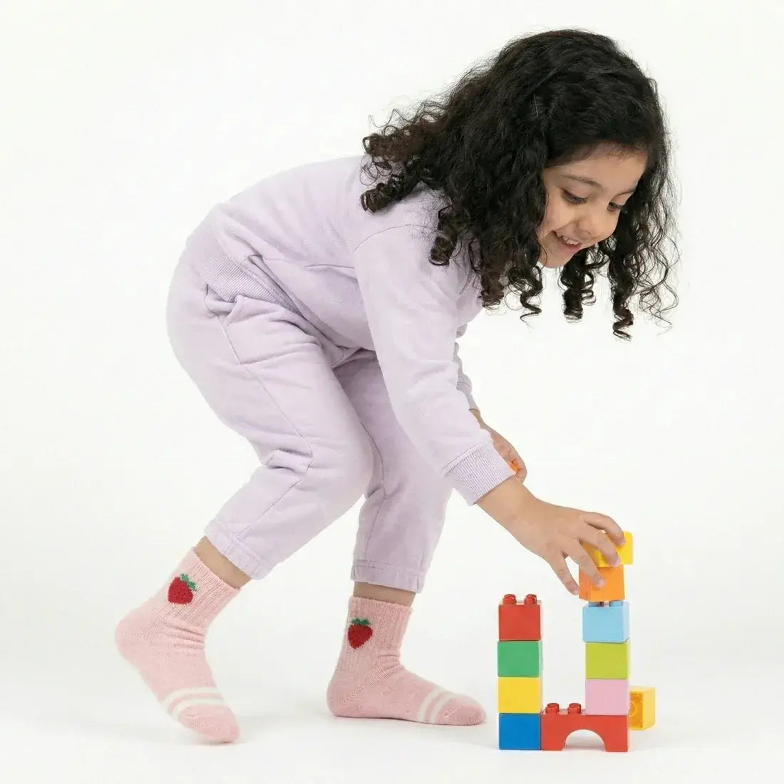 KIDS SHORT CREW SOCKS PINK | NAVZA