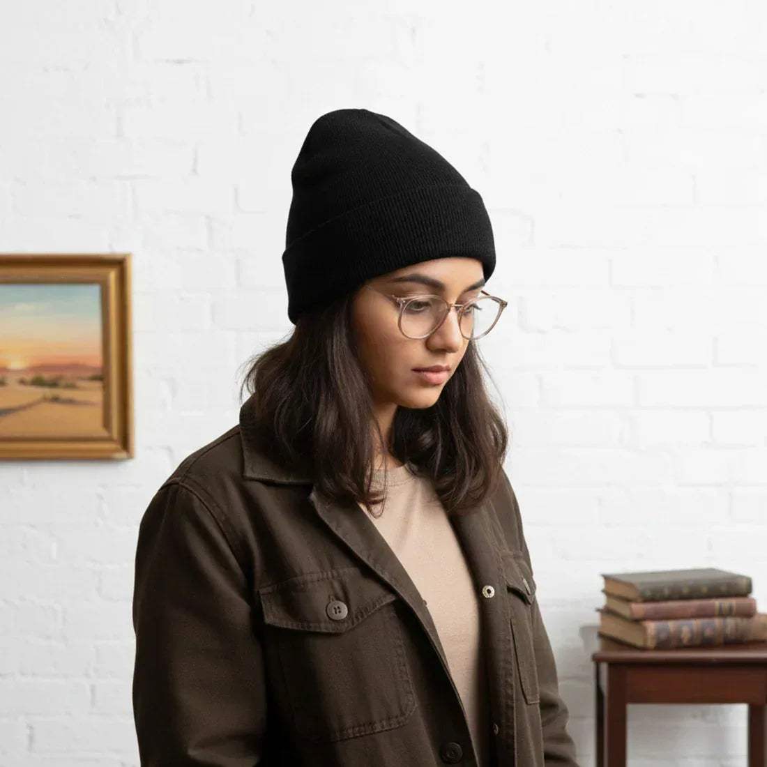 KNIT BEANIE | BLACK - NAVZA