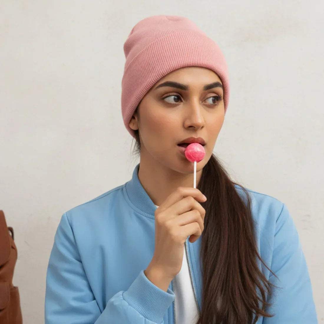 KNIT BEANIE | PINK - NAVZA
