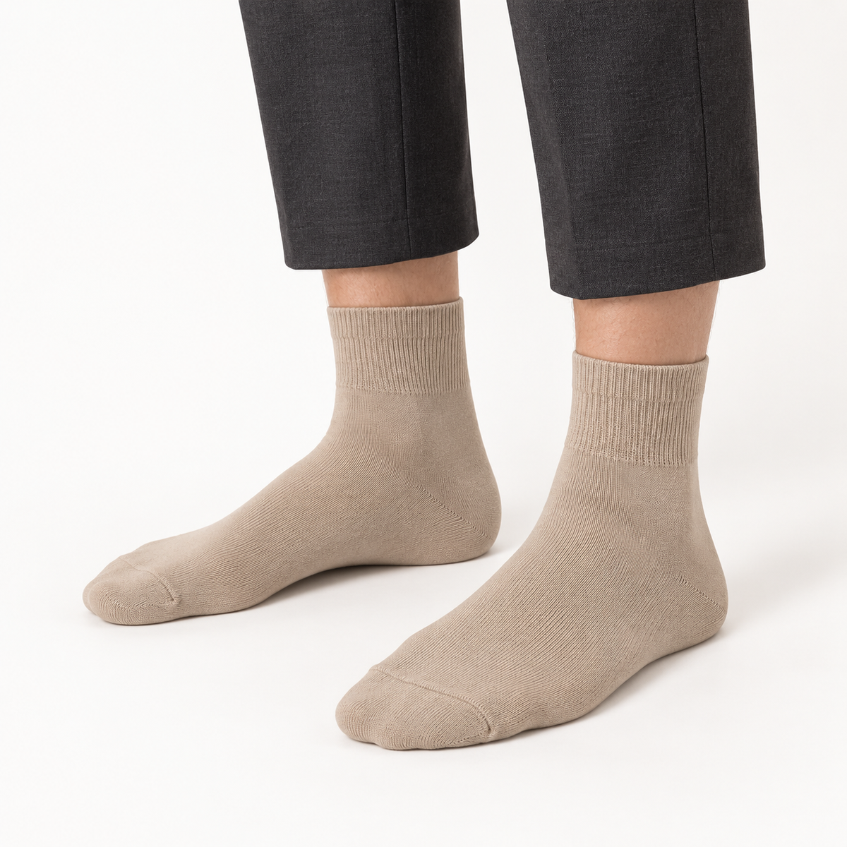 MEN SHORT CREW SOCKS SKIN NAVZA