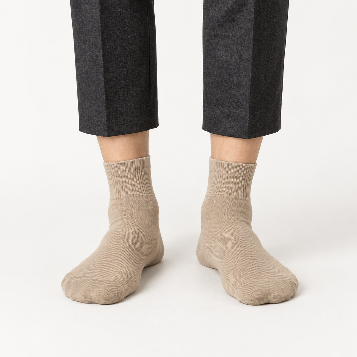MEN SHORT CREW SOCKS SKIN NAVZA