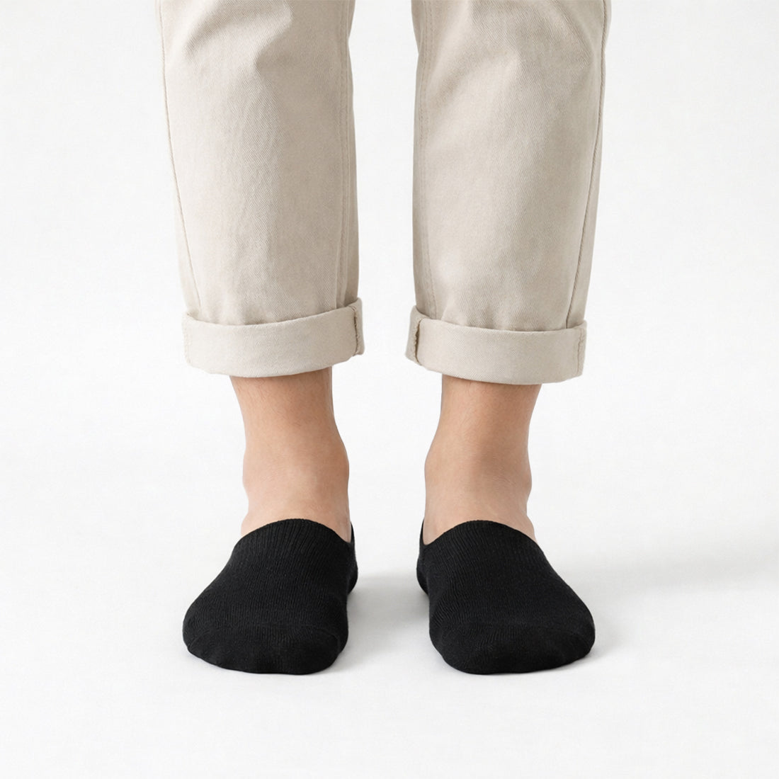 MEN NO SHOW SOCKS BLACK | NAVZA