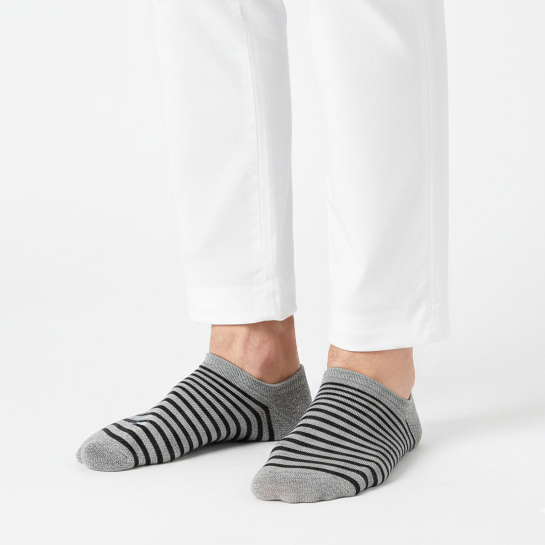 MEN NO SHOW SOCKS GREY | NAVZA