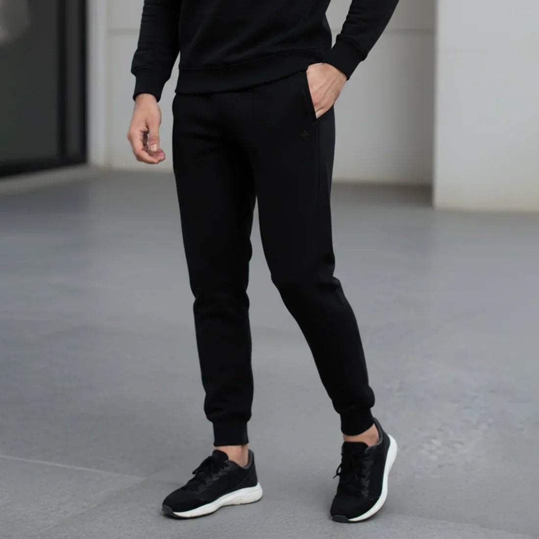 ML FLEECE TROUSER – BLACK - NAVZA